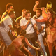 Kendrick Lamar (center) performs onstage during the 58th Grammy Awards at Feb. 15, 2016, in Los Angeles.
Kevork Djansezian/Getty Images for NARAS